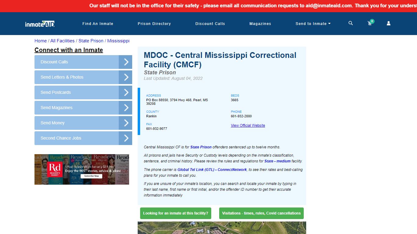 MDOC - Central Mississippi Correctional Facility (CMCF ...
