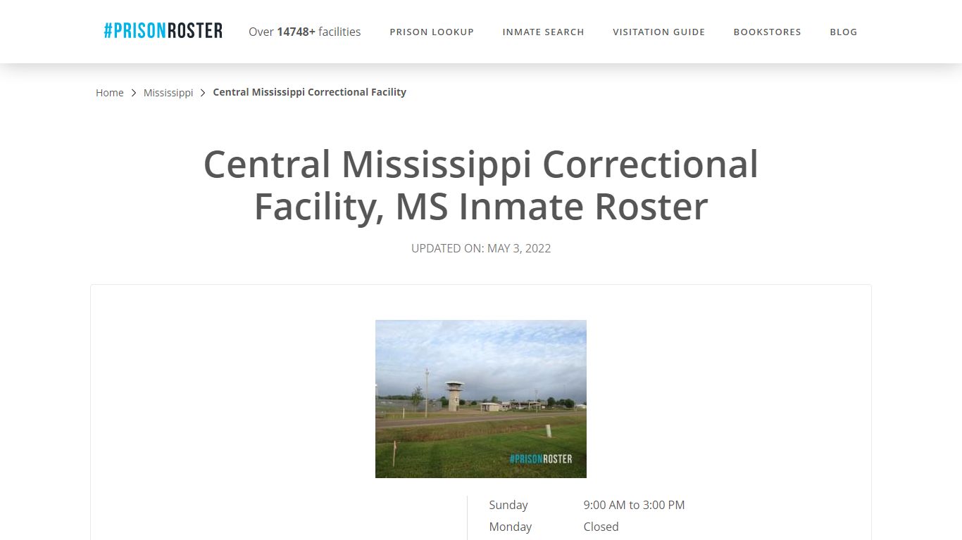 Central Mississippi Correctional Facility, MS Inmate Roster